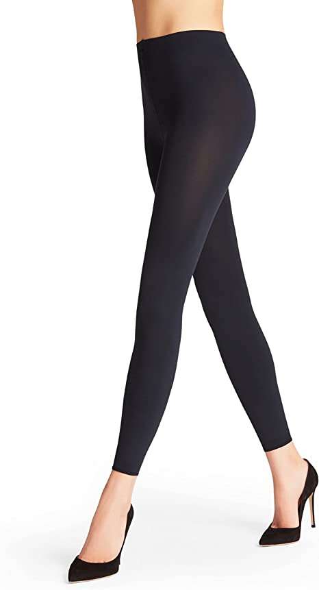 FALKE Women's Pure Matt Leggings 100 Den Opaque Black Grey More Colours Thick Warm Thermal Long Length Plain Ideal For Winter 1 Pair