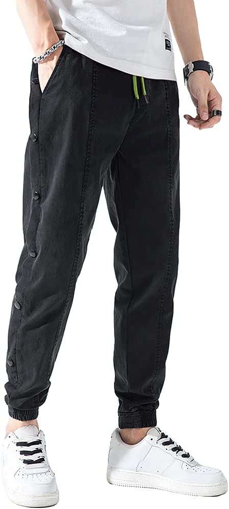 STARNEAK Men's Joggers Denim Jeans Elastic Waist Casual Pull On Pants
