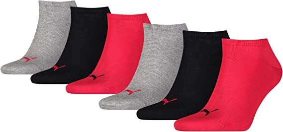 Unisex Plain Sneaker Socks (6 Pair Pack)