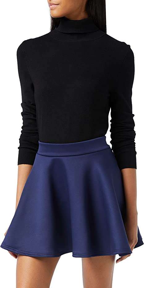 Find. Women's Mini Skater Skirt with Elasticated Waist