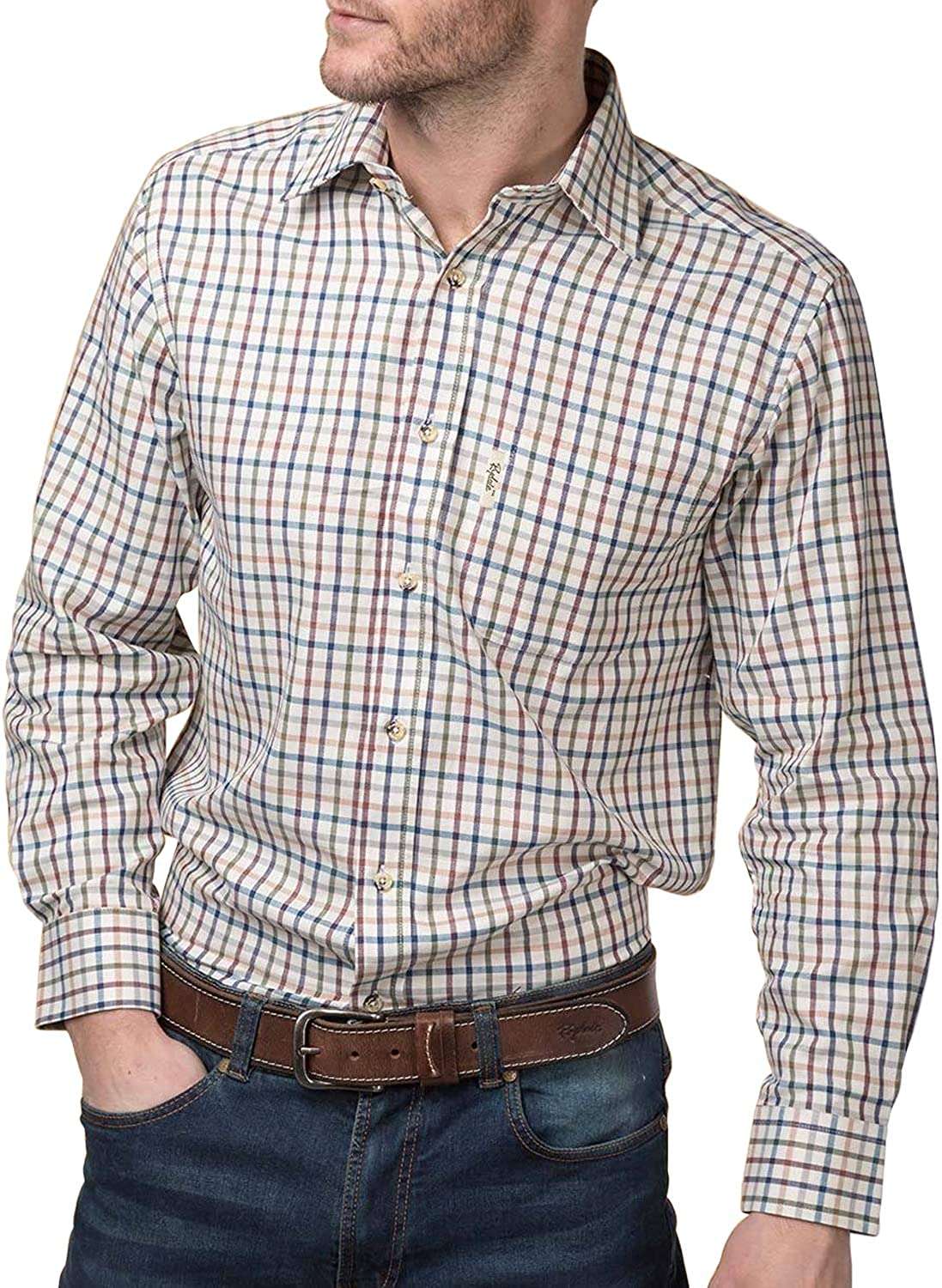 Lyon Becker Men's Casual Slim Fit Shirts Smart Shirt Long Sleeve Top Formal Dress PS01