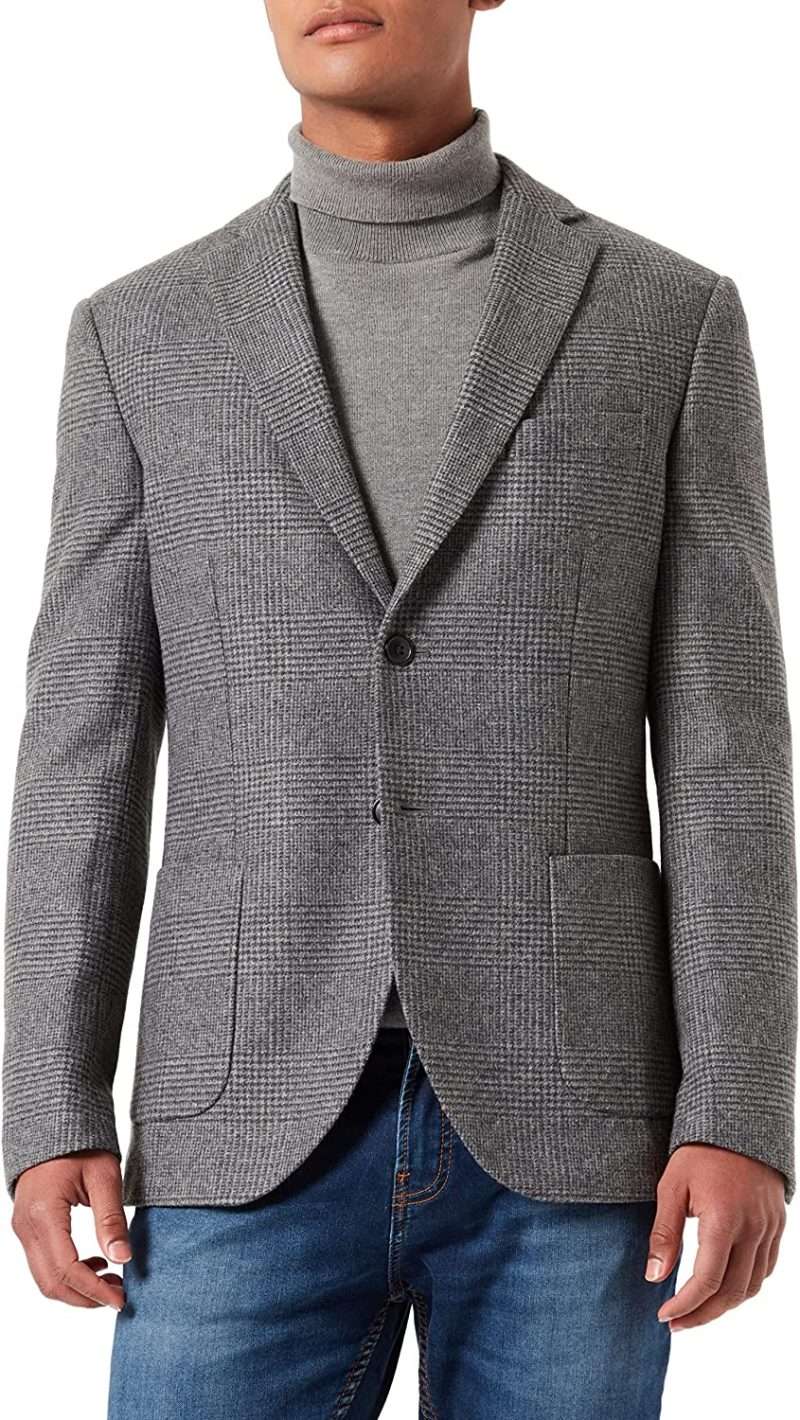 SELECTED HOMME BLACK Men's Slhslim-wes BLZ B Noos Blazer
